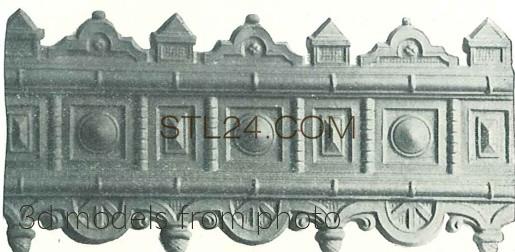 Фризы (FRIESE_1690 -  | 3D model 3DSMAX / OBJ / STL) 3D модель для ЧПУ станка